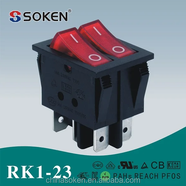 250 В AC 16a t100 / 125 t85 перекидной переключатель
