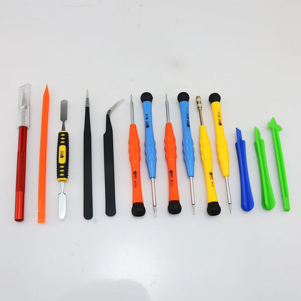 14pcs Hand Screwdriver Pry Opening Tool Bag Set Mobile Repairing Tool kit for iPhone