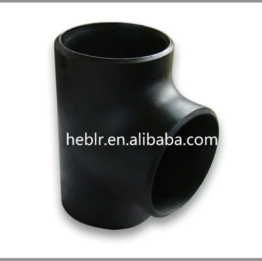 Carbon steel pipe fittings Steel Barred Equal Tee
