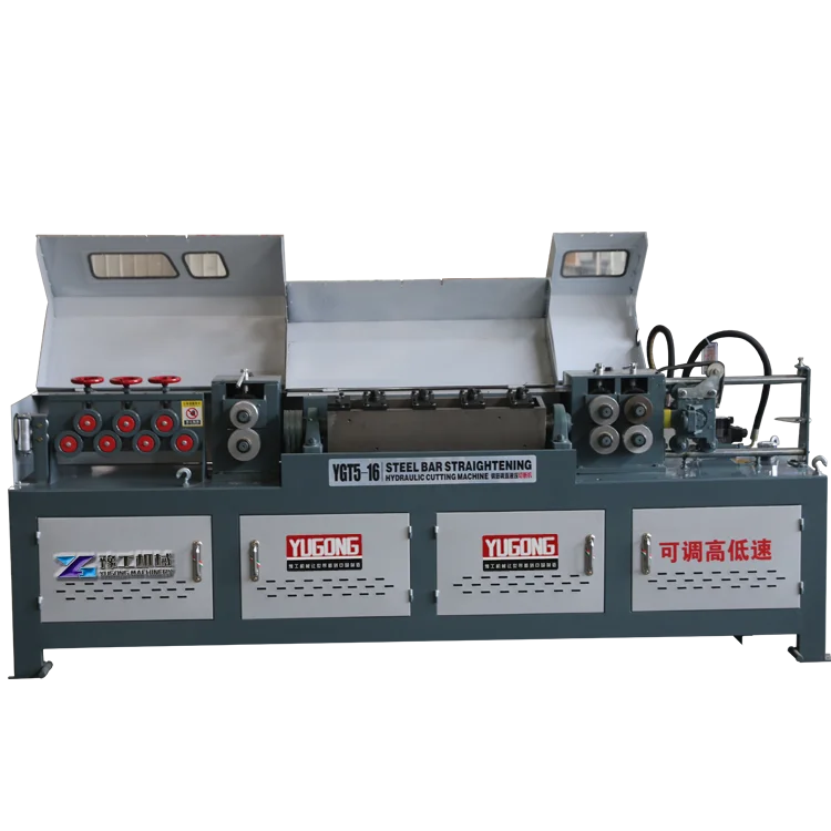 Professional manufacturer rebar straightening and cutting machine
