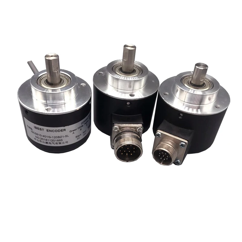 IHA9040 35mm 40mm Hollow Through Shaft Optical Elevator Motor Rotary Encoder Price 1024/2048/2500PPR  5Vdc/12V/24V (IBEST)