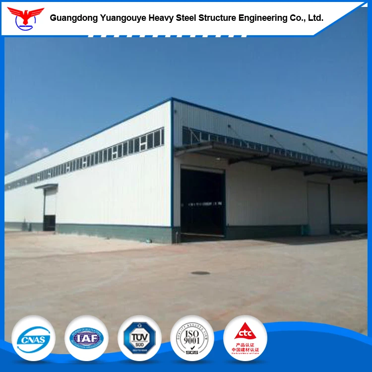 China light steel strucural fabrication prefab building warehouse for steel structure frame