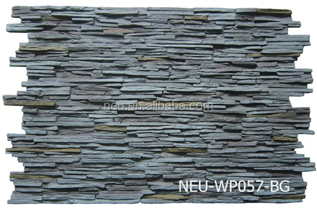 NEU PU Decorative Panel Cultured Fake Stone Veneer for Facade and Interior Wall Covering Faux Stone Panel for Home Design