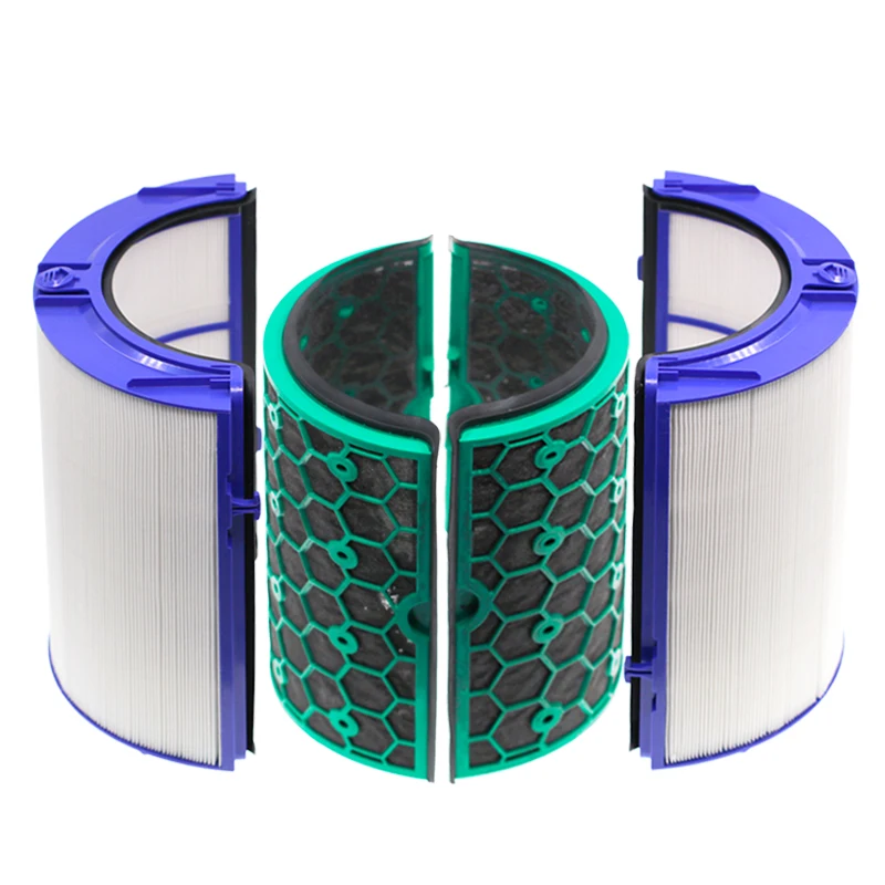 Система двойной фильтрации с активированным углем, очиститель воздуха, сменный Hepa-фильтр для Dysons HP04/TP04/DP04/TP05/HP05