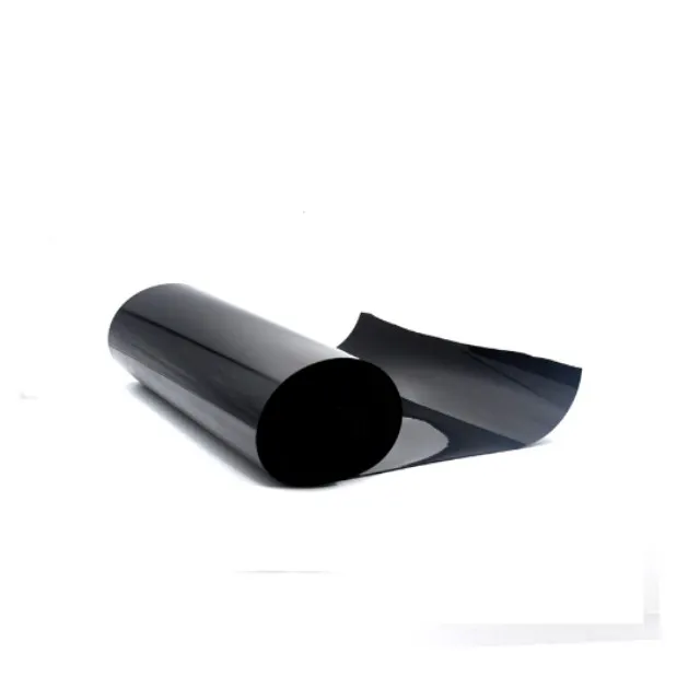 
0.5mm Glossy Black Finish PVC Film PVC Plastic Sheet Rolls for Vacuum Forming 
