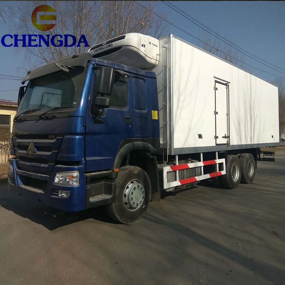  Sinotruk HOWO новый дизельный грузовик для мороженого охлаждающие