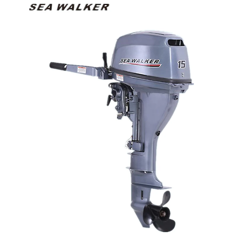 Подвесной лодочный мотор 15hp 4-тактный с коротким валом ручной запуск для надувная рыбацкая лодка