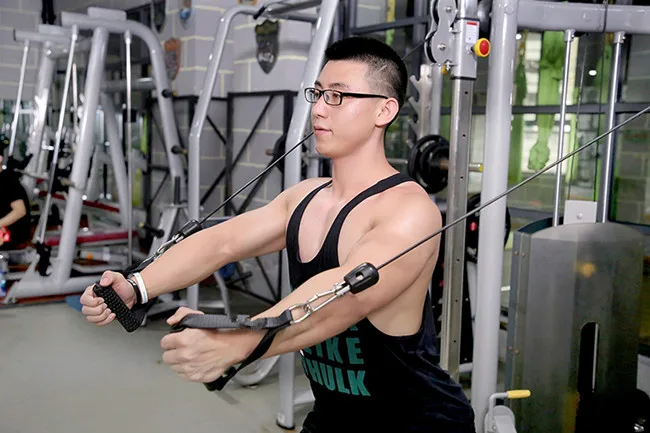 Cable Machine Attachments Resistance Bands Handles Grips Strength Exercise Handles for Gym