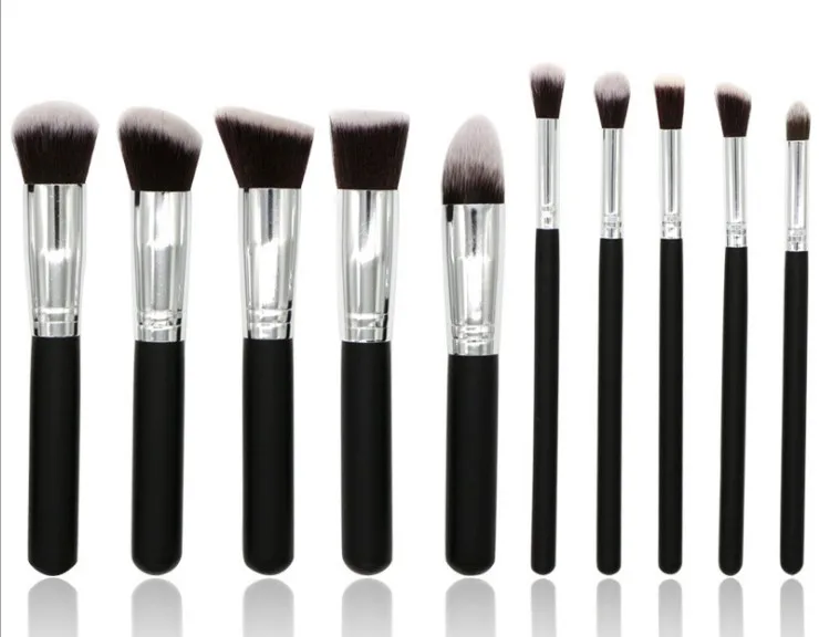 MSQ 10pcs synthetic hair makeup brushes odm hight quality synthetic brush original makeup set