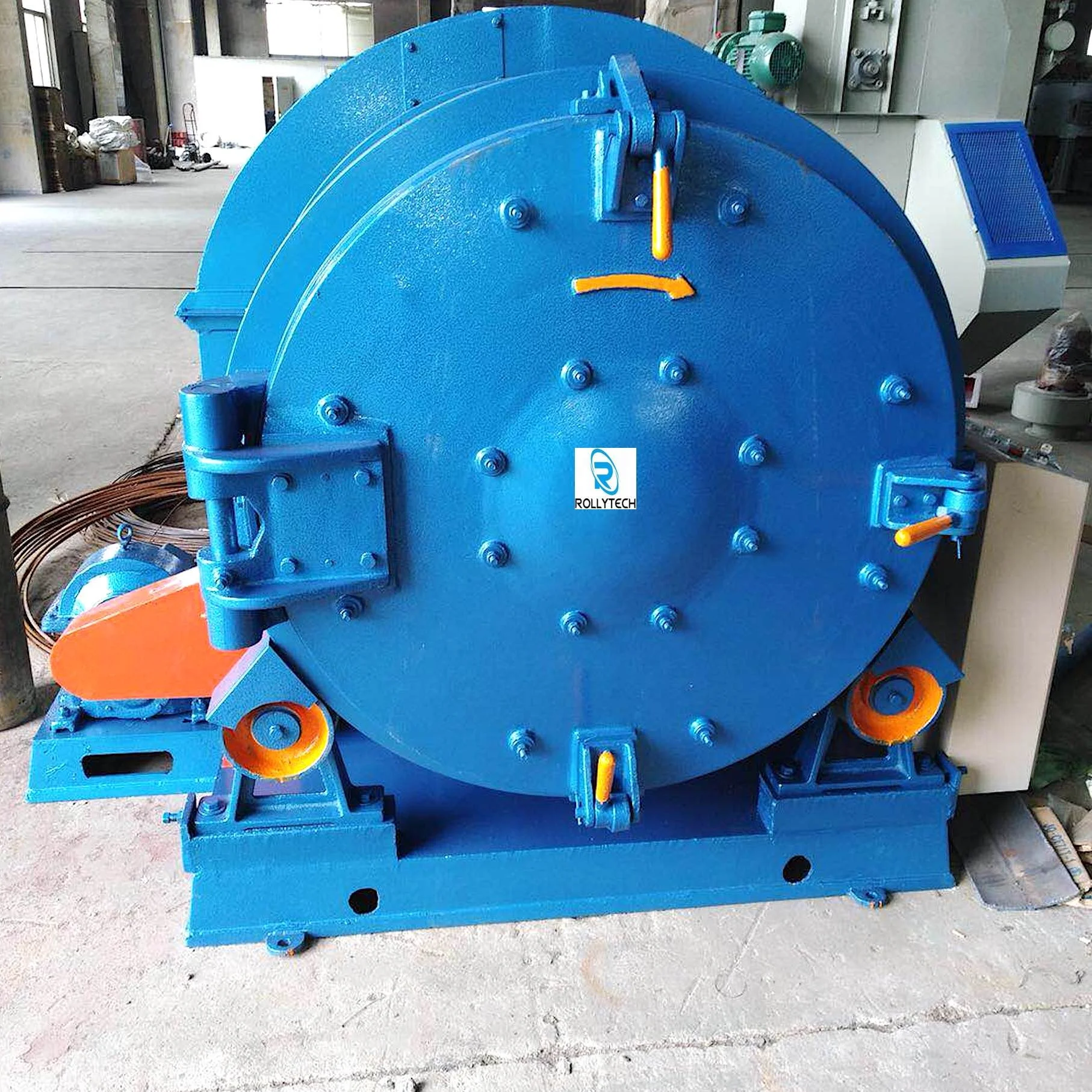 Q3110 Q3113 rotary drum barrel shot blasting machine sand polishing machine