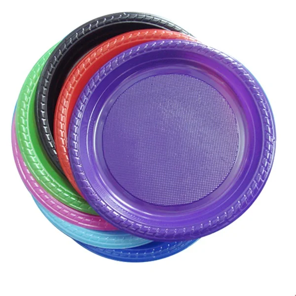 
China cheap colorful disposable Plastic Plate 