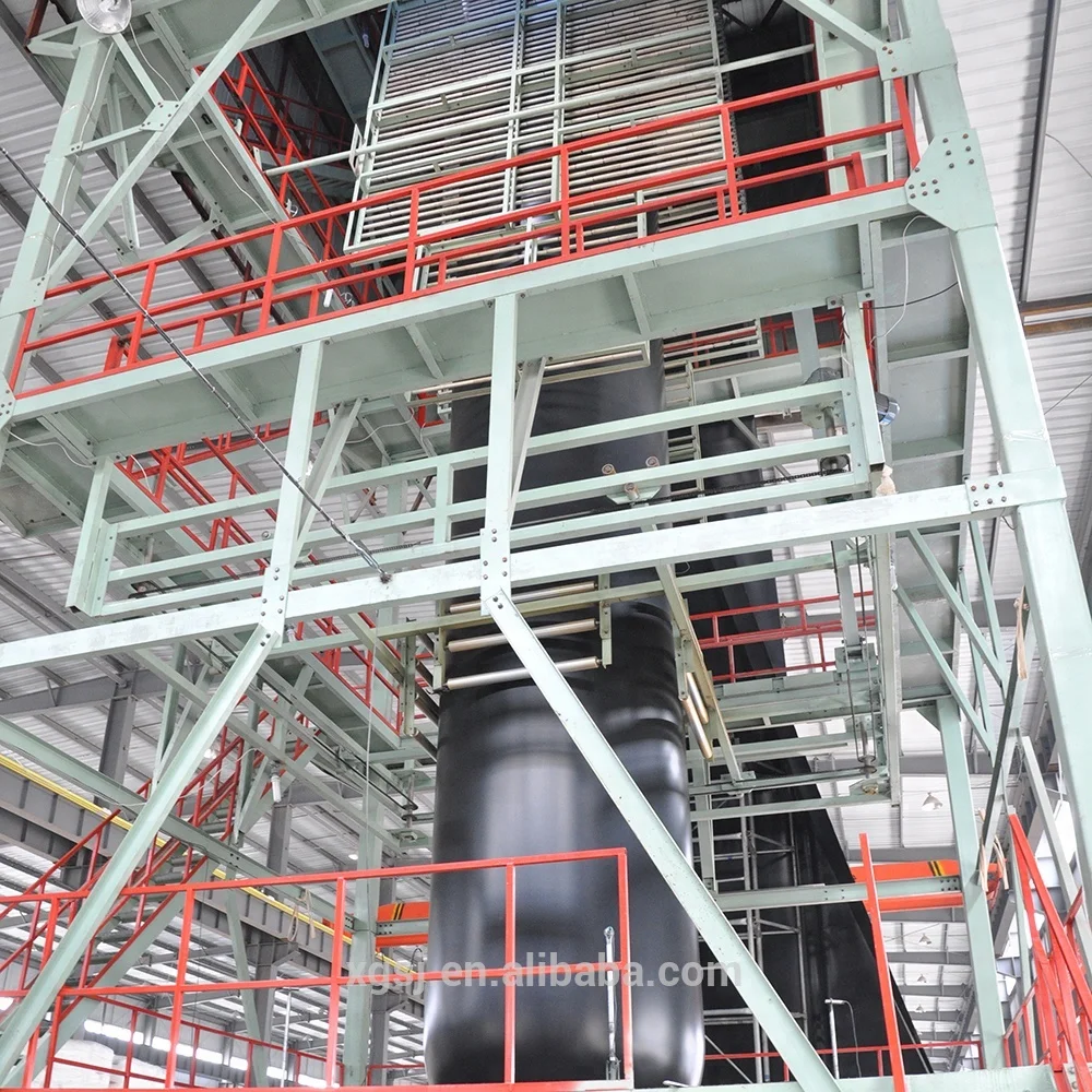 
3 Layer Geomembrane polyethylene plastic Film Blowing Machine Price 6 meter 