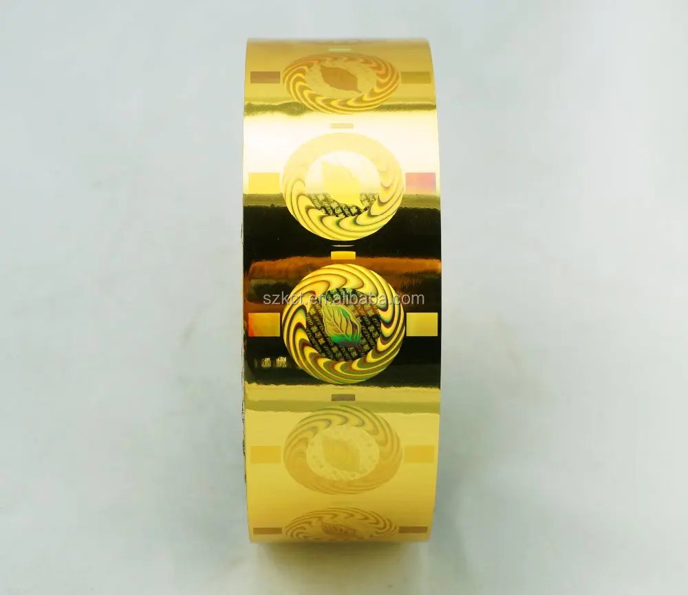 
Quality Laser Holographic Stamping Label Custom Logo 