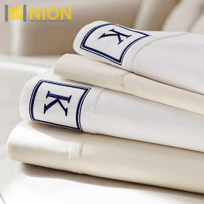 Nantong Manufacturer Egyptian Cotton Sheet Set for Online Seller with OEM Service