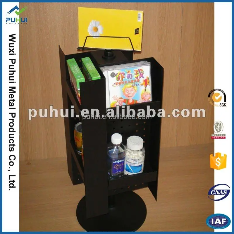 universal counter metal promotion keychain display rack table stand