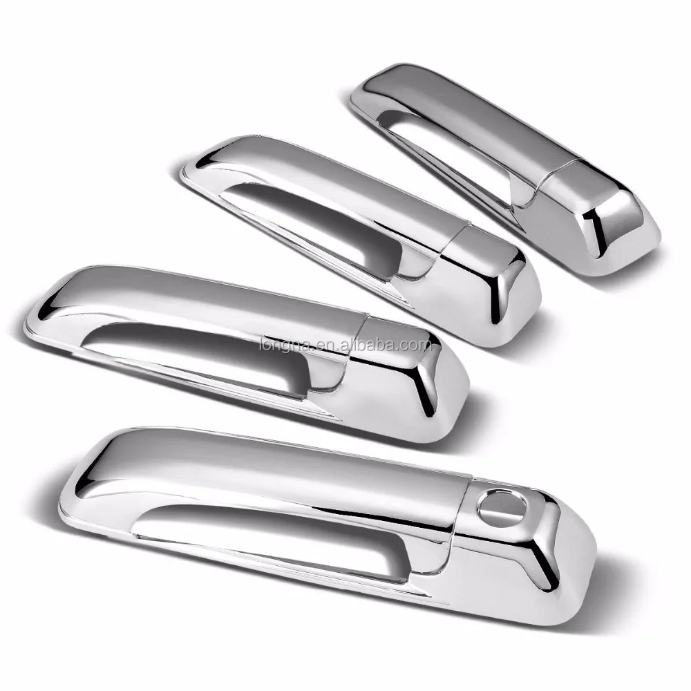 Chrome 4 Doors Handle Cover for 10-16 Dodge RAM 2500/3500/HD/09-16 RAM 1500/05-10 Jeep Commander/05-10 Grand Cherokee