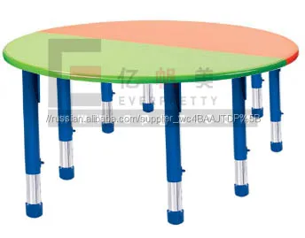 Круглый Детская Школа Настольный Детства Школьной Мебели
