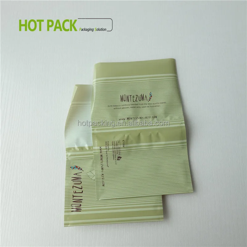 wholesale rolling tobacco pouches / rolling tobacco plastic pouch