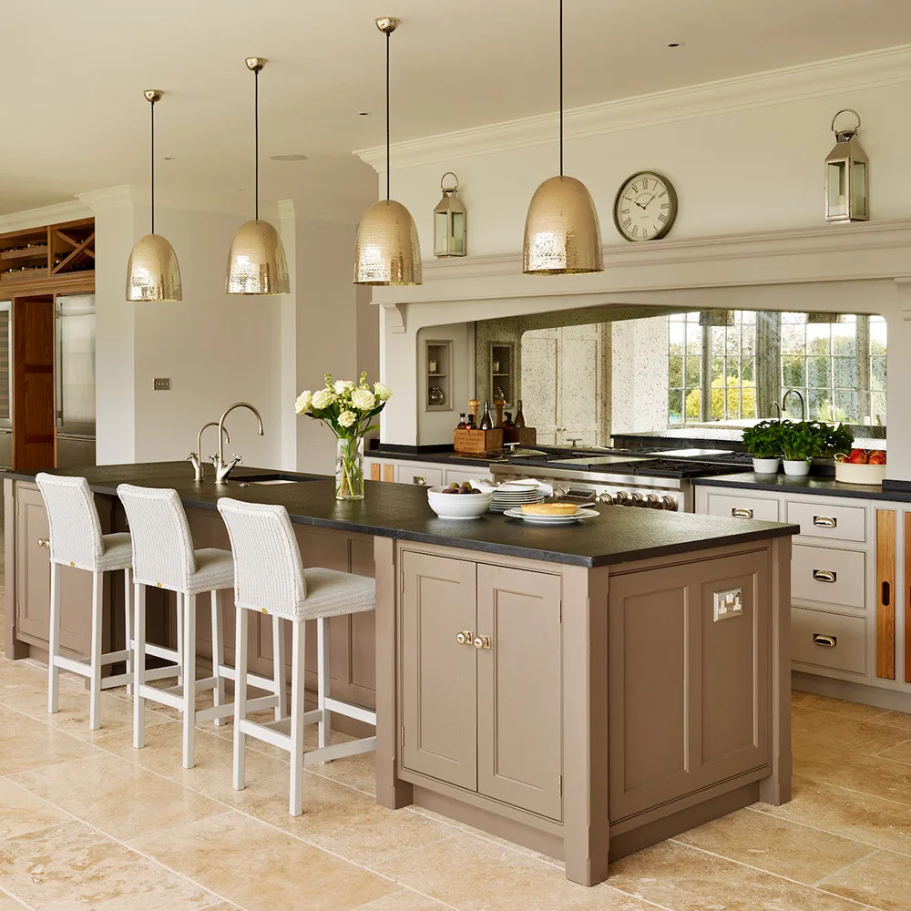 Customized cupboards soild wood kitchen cabinet