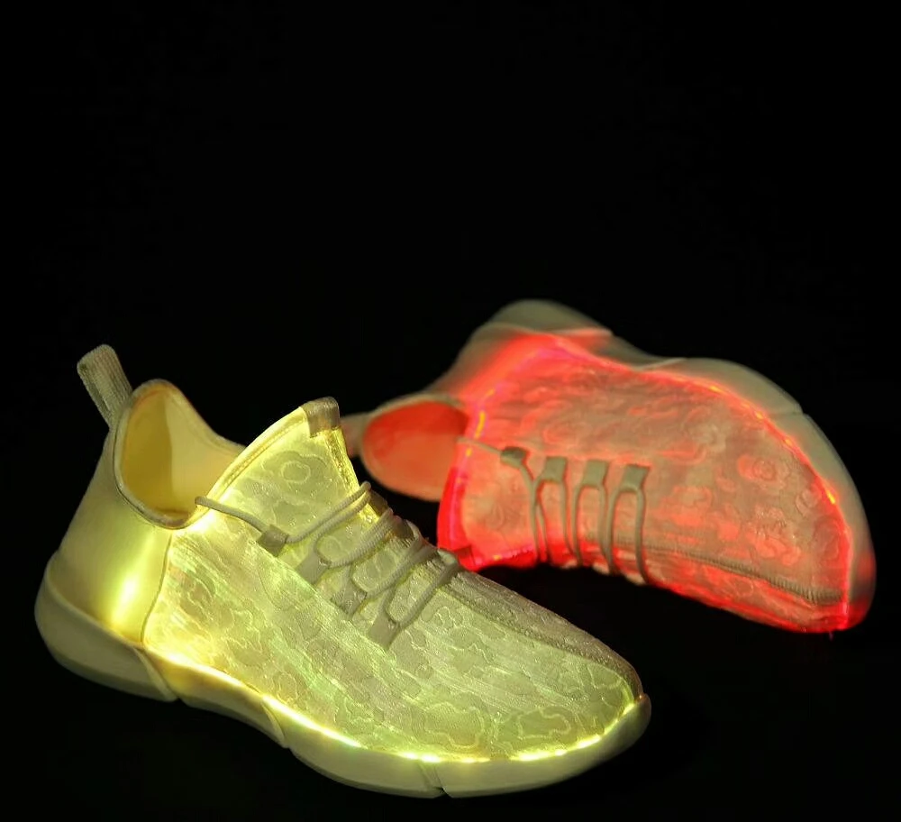 
2019 hot sell women sport shoes for dance with led light up 