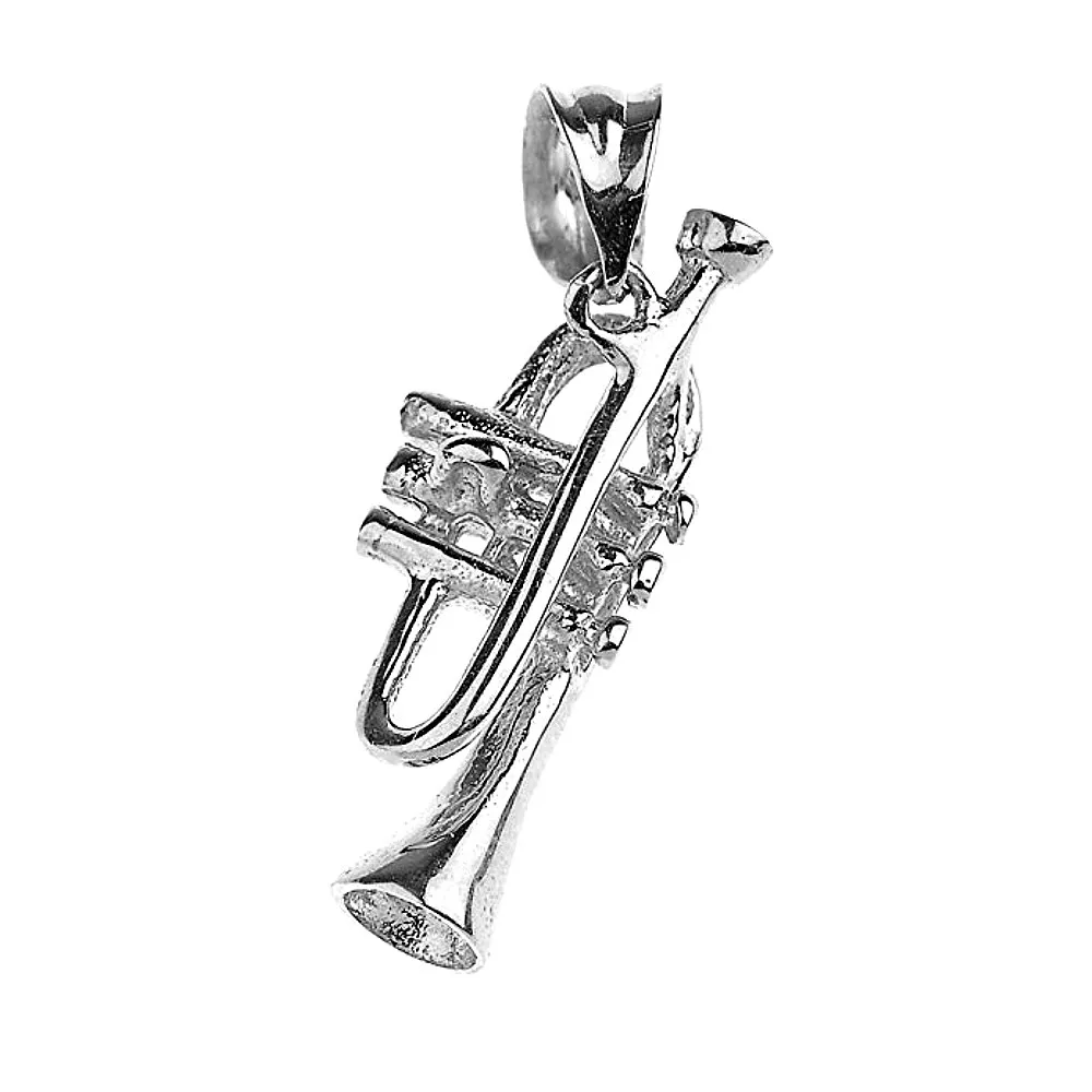 Metal Zinc Alloy Custom Design Fashion Music Theme Musical Instrument Trumpet Saxophone  Charms