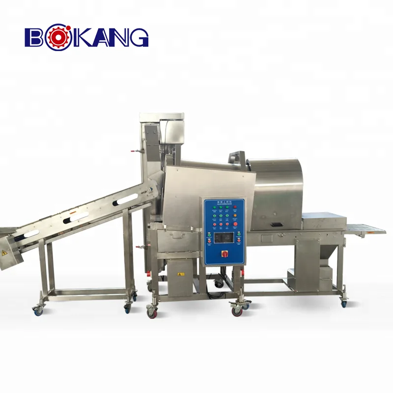 Automatic chicken batter and breading machine for food factory