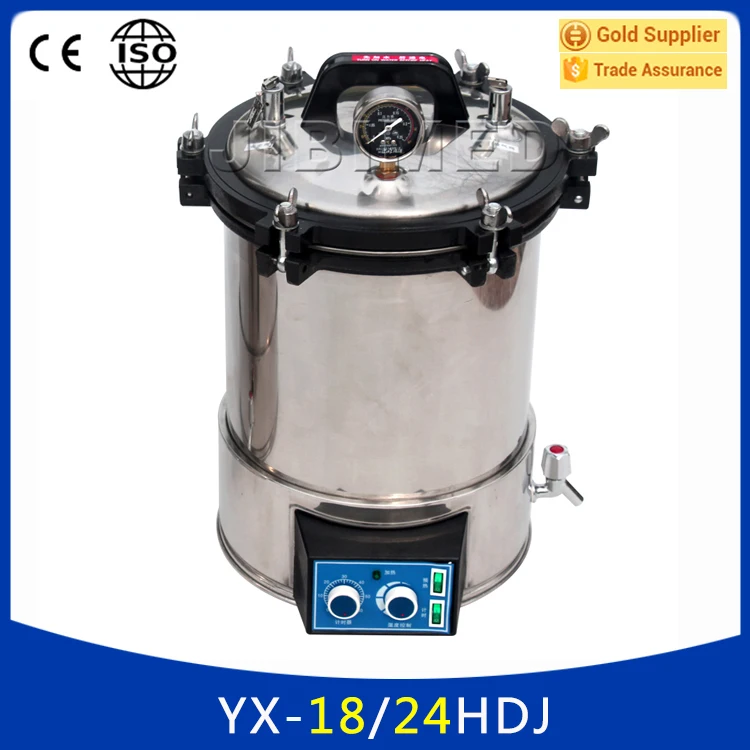 24 liter portable autoclave dental autoclave price small autoclave sterilizer 18 liter