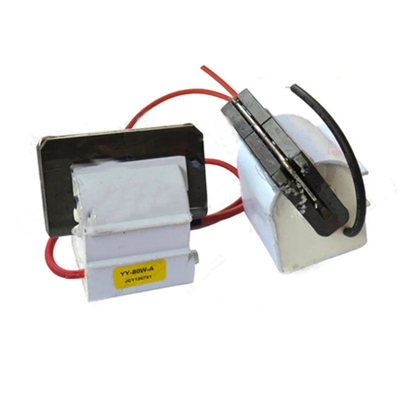 High voltage 80w flyback transformer for Co2 laser power supply / 80w ignition coil laser power