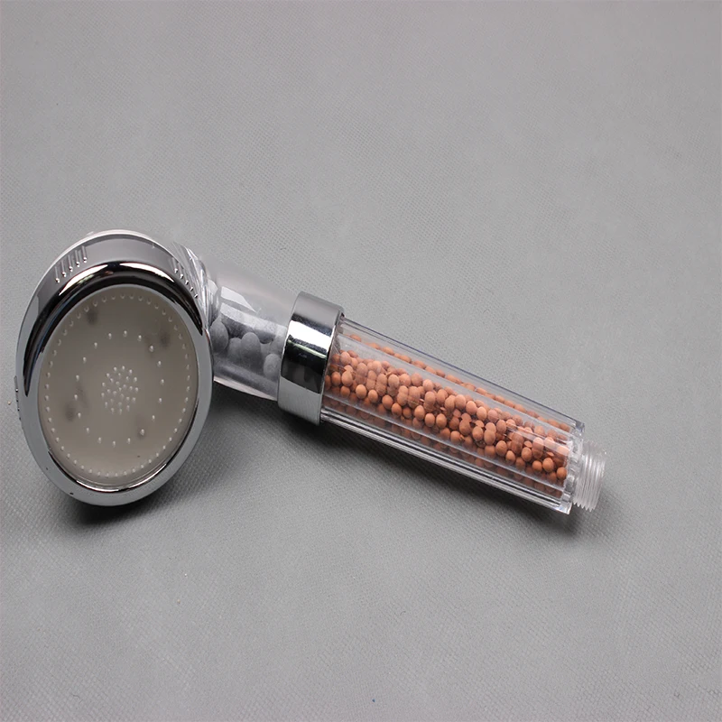 Mineral Stone Filter Spa Massage High Pressure Power shower Spray Nozzle led showerhead