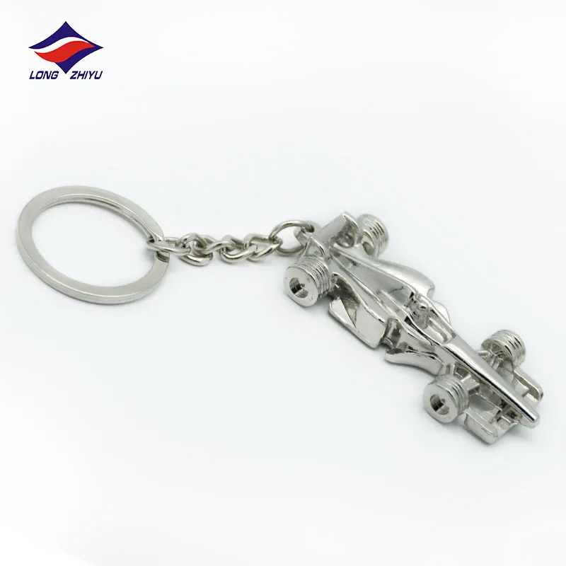 Longzhiyu 14 Years Maker Car Logo Keychain Custom Brand Metal Keyring 3D Full Metal Key Chain Souvenir Crafts Factory Wholesale