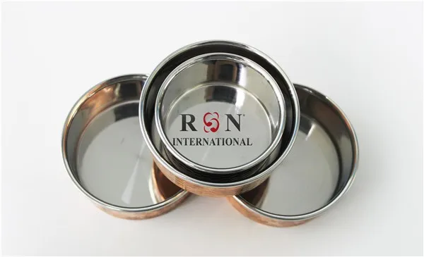 Чашка для соуса из нержавеющей стали с медным покрытием Сервировочные блюда ресторанов