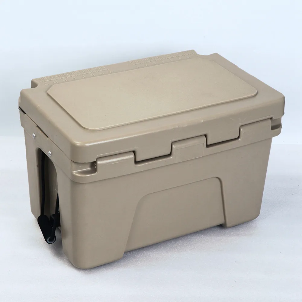 KJB PE Material Insulated Ice Cooler Container/Box Rotomolded Small Fish Container For Camping