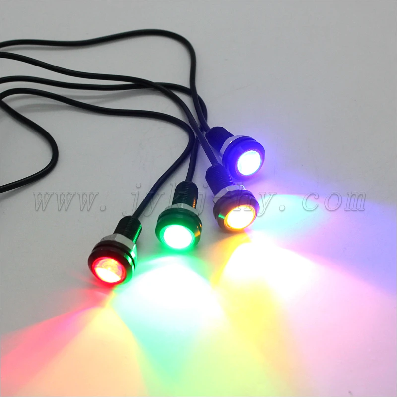 High Power LED eagle eyes 2 X Bolt on Screw LED Mini Eagle Eye Parking Daytime Driving Tail Light Backup DRL Fog Lamp Car Light