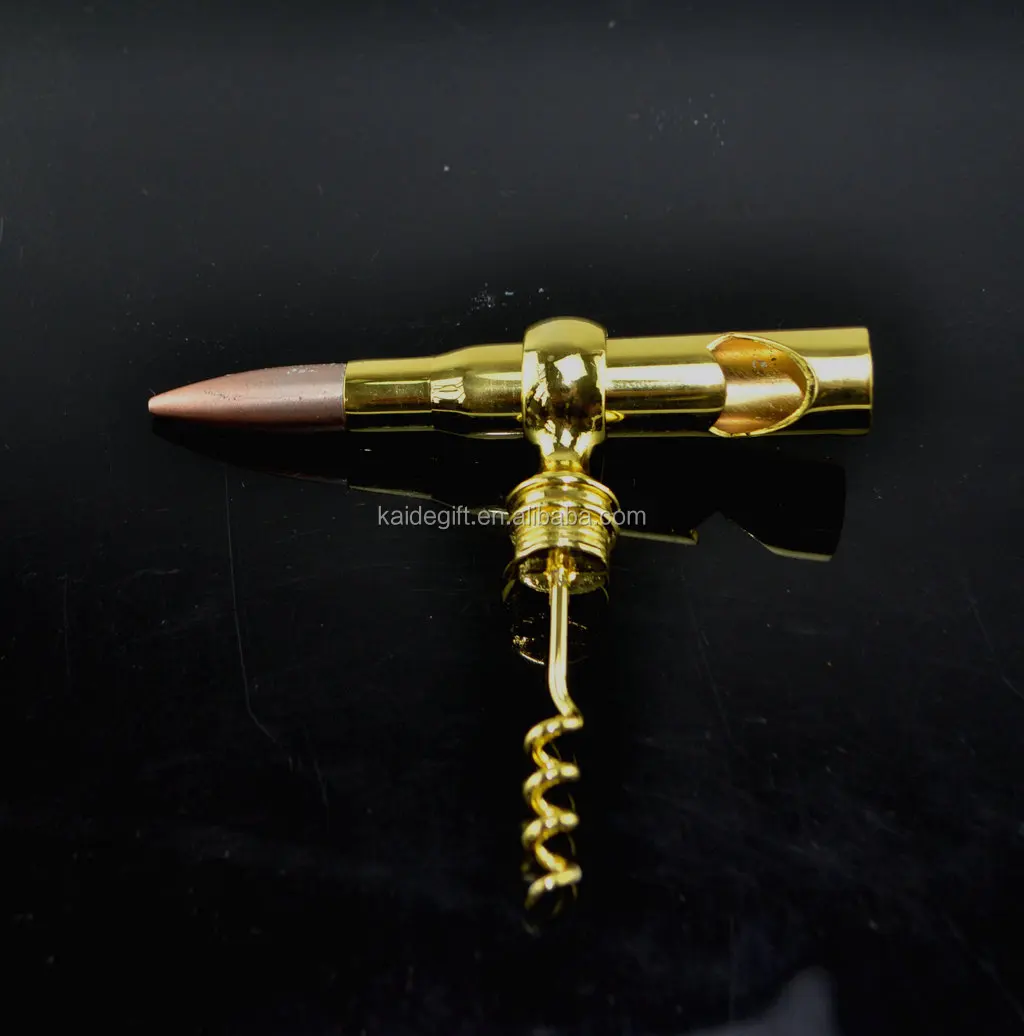 Cool 50 Caliber Corkscrew & bullet beer Bottle Opener wine opener