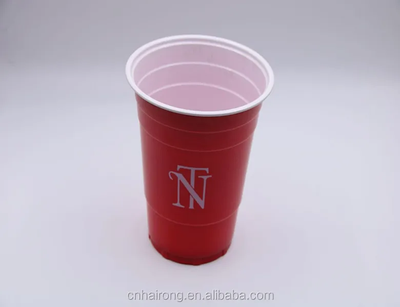 Reusable high quality Advertising Logo custom printed plastic cup,plastic drinking cup