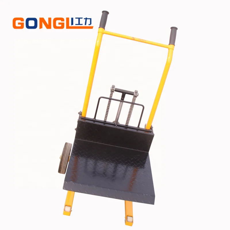 
GL-0056 Portable Truck Lifting Platform 200KG Capacity CE Verified Manual Hydraulic Stacker 