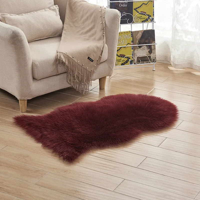 wholesale hot selling on high quality  faux  fur area  rugs