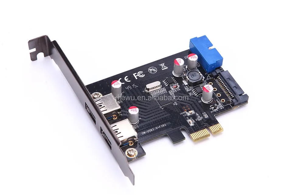 Новые PCI-E для USB3.0 Riser Расширенной Карты Заголовок 19Pin