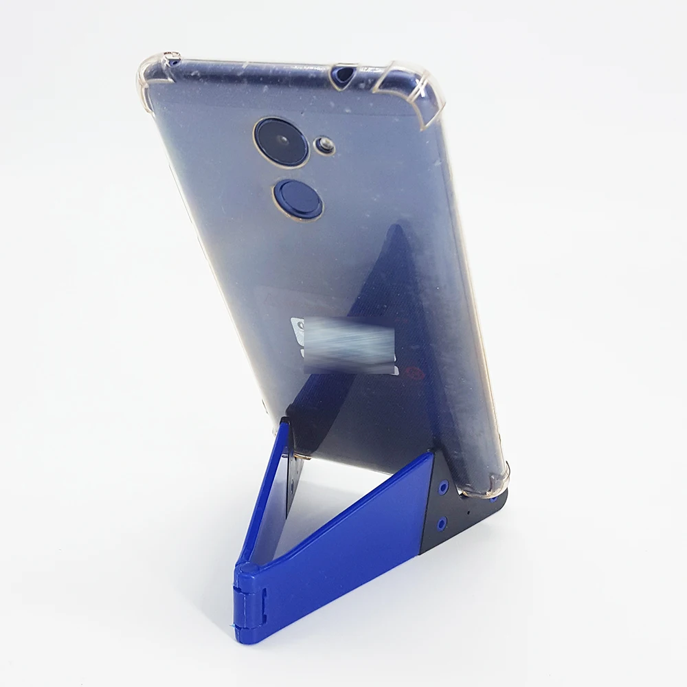 Cheap Promotional Gifts Phone Holder Plastic V Shape Mobile Stand Desk Display Smart Phone Holders