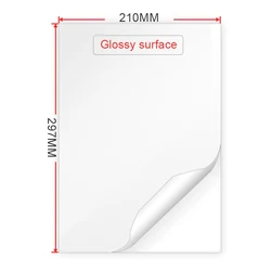 A4 Waterproof  Label stickers PP  Glossy / Matte Surface printing sheets for Inkjet / Laser Printer