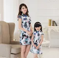 Freeship classic Chinese style chi pao cheongsam family match outfits PARENT CHILD dresses mother doughter one