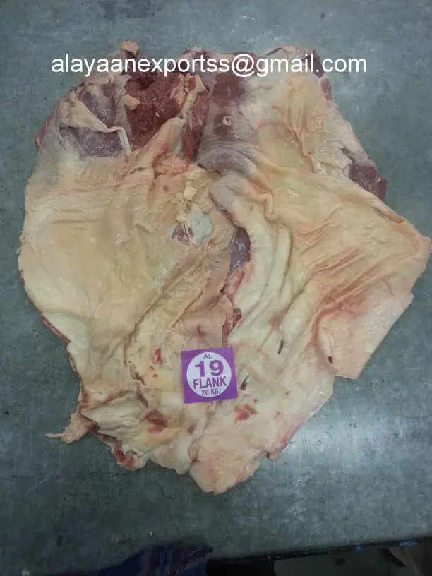 
Frozen boneless Buffalo Halal meat Flank 