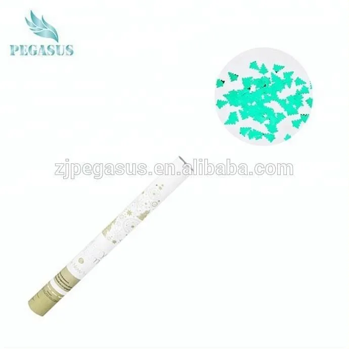 Fashion black party poppers halloween shooter confetti popper fireworks