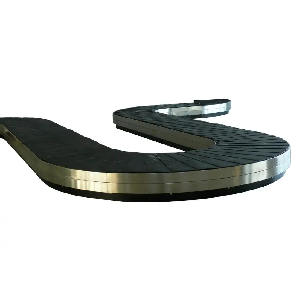 Friction Chain drive aviation flat incline loop carousel/ airport luggage baggage carousel