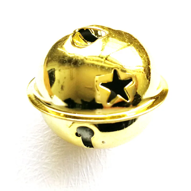 Gold Color Five-pointed Star Christmas Bells Ornament