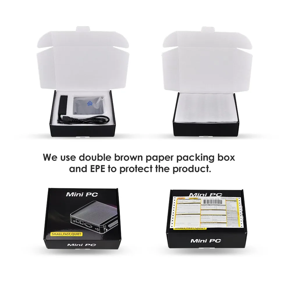 2019 дешевые 2 Ethernet Новый промышленный безвентиляторный мини промышленный ПК 12 v персональный компьютер
