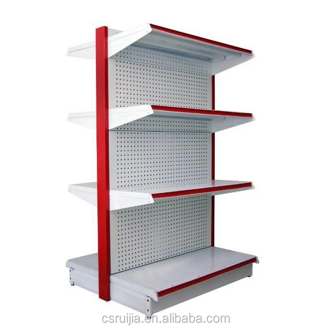 supermarket metal gondola disapaly shelving