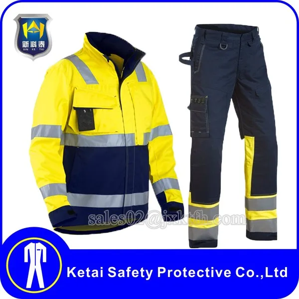 
China Manufacturer Work Overalls Flame Retardant Workwear 