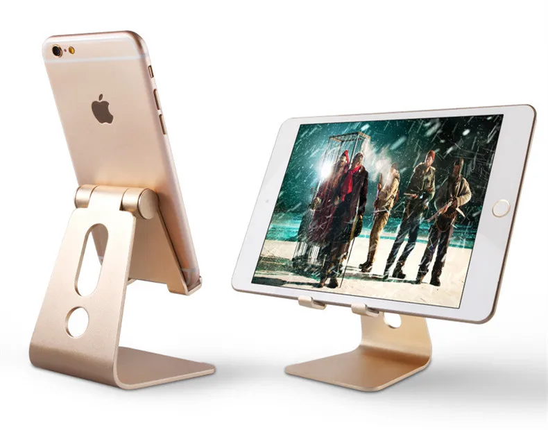 Universal adjustable office gift metal custom logo phone holder