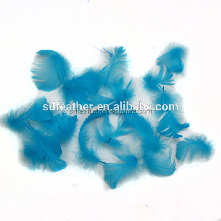 DIY 5-6cm Wholesale Price Goose Feather Washed and Dyed Fluffy Geese Feathers for Party/Clothing